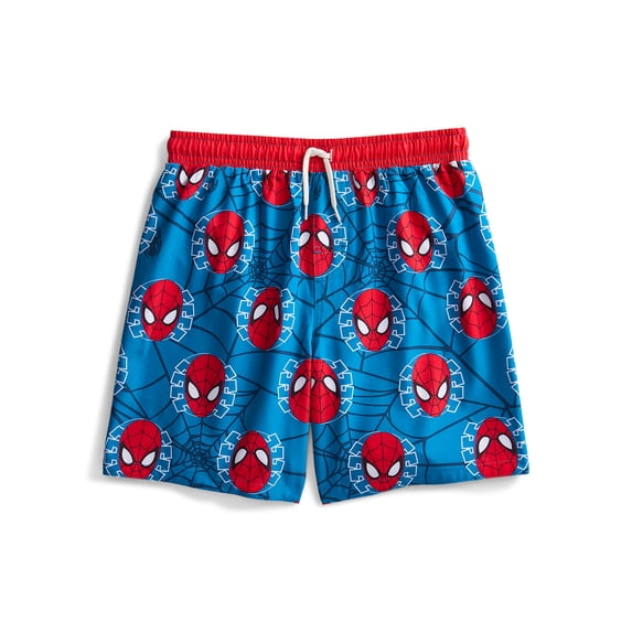 Spider Man Boys Swim Trunks with UPF50, Sizes 4-16