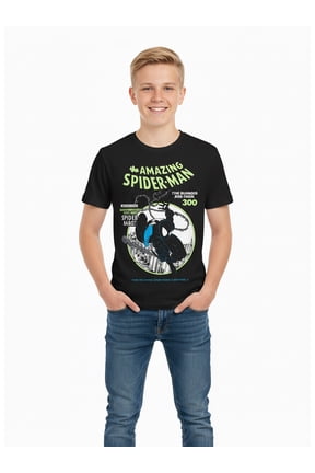 , Boys' & Big Boys' T-Shirt, Short Sleeve, Graphic Tee, Sizes 4-18