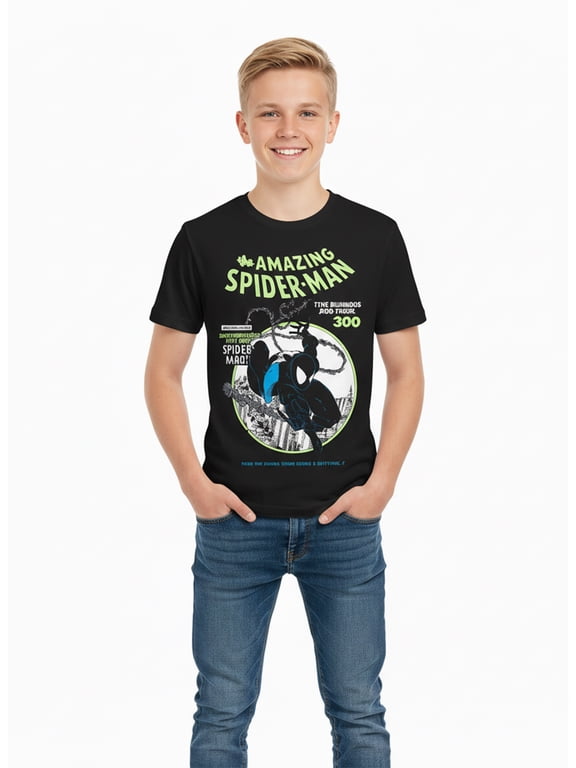 , Boys' & Big Boys' T-Shirt, Short Sleeve, Graphic Tee, Sizes 4-18