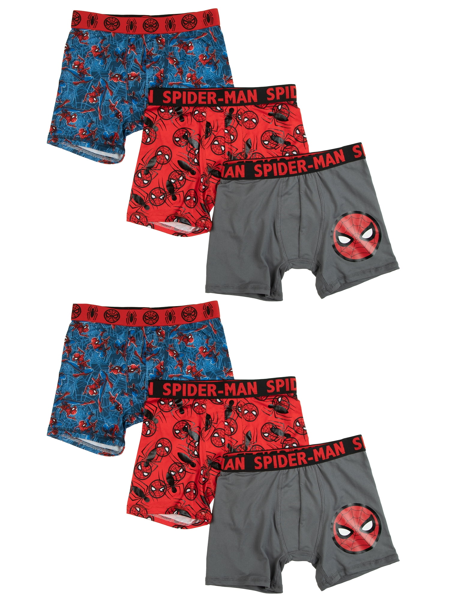 Boys Multi 6pk Marvel Spider-Man Briefs