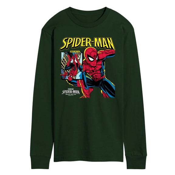 Spider-Man: Brand New Day - Comic Cover - Men's Long Sleeve Graphic T-Shirt