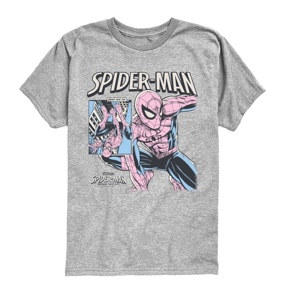 Spider-Man: Brand New Day - Comic Panel - Youth Boys Short Sleeve Graphic T-Shirt