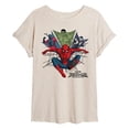thumbnail image 1 of Spider-Man: Brand New Day - Crew Collage - Juniors Oversized Graphic T-Shirt, 1 of 4