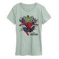 thumbnail image 1 of Spider-Man - Crew Collage Women's Short Sleeve Graphic T-Shirt, 1 of 3