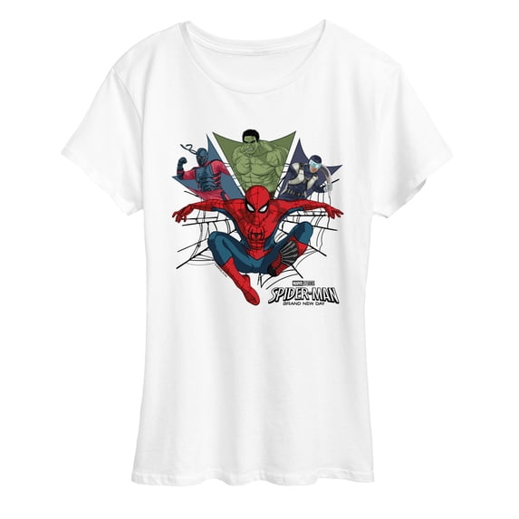 Spider-Man - Crew Collage Women's Short Sleeve Graphic T-Shirt