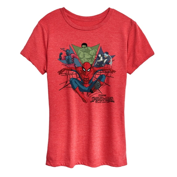 Spider-Man - Crew Collage Women's Short Sleeve Graphic T-Shirt