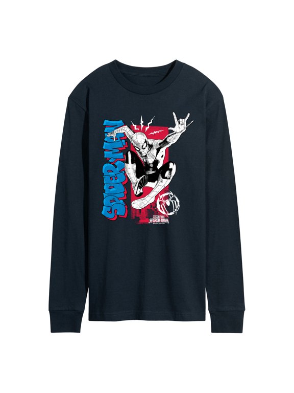- Halftone Men's Long Sleeve Graphic T-Shirt