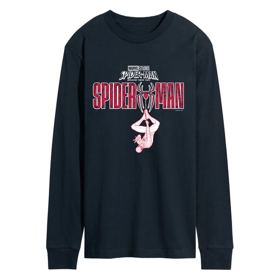 Spider-Man: Brand New Day - Hanging From Logo Pastel - Men's Long Sleeve Graphic T-Shirt