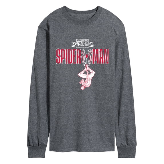 Spider-Man: Brand New Day - Hanging From Logo Pastel - Men's Long Sleeve Graphic T-Shirt