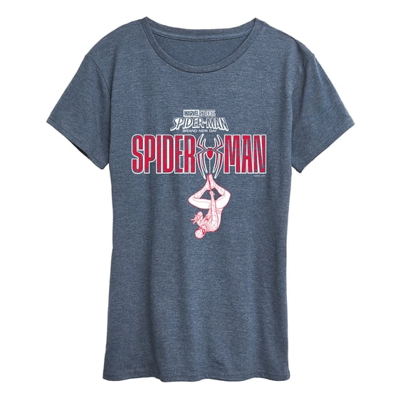Spider-Man: Brand New Day - Hanging From Logo Pastel - Women's Short Sleeve Graphic T-Shirt