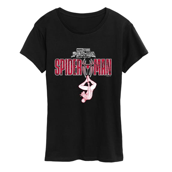 Spider-Man: Brand New Day - Hanging From Logo Pastel - Women's Short Sleeve Graphic T-Shirt