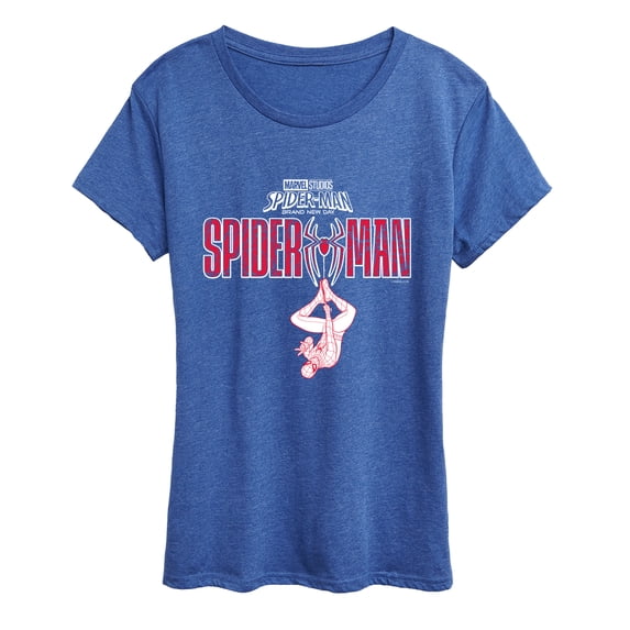 Spider-Man: Brand New Day - Hanging From Logo Pastel - Women's Short Sleeve Graphic T-Shirt