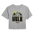 thumbnail image 1 of Spider-Man: Brand New Day - Hulk - Juniors Cropped Graphic T-Shirt, 1 of 4