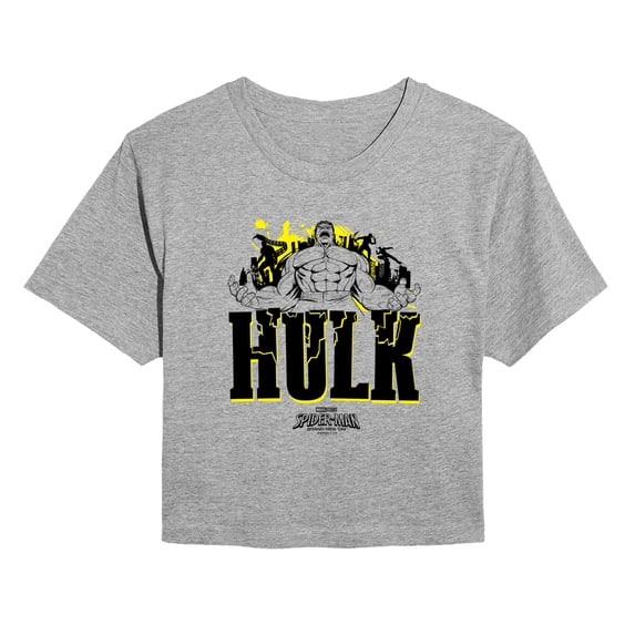 Spider-Man: Brand New Day - Hulk - Juniors Cropped Graphic T-Shirt