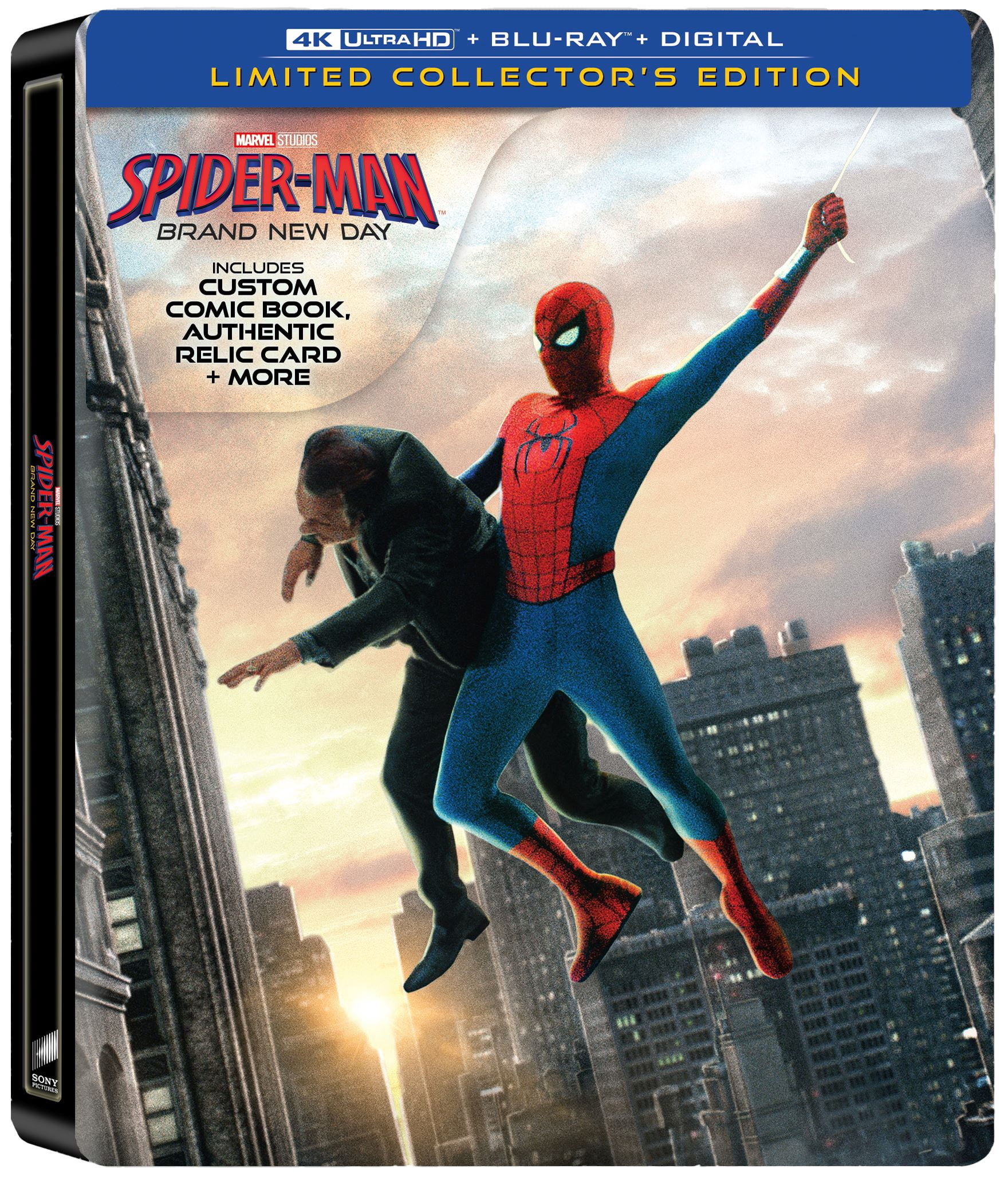 Spider-Man: Brand New Day (Limited Collector's Edition Steelbook) (4K Ultra HD + Blu-ray + Digital Copy) Columbia, Action & Adventure