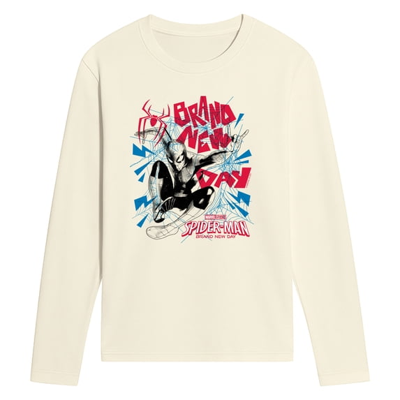 Spider-Man: Brand New Day - Logo & Webs - Men's Long Sleeve Graphic T-Shirt
