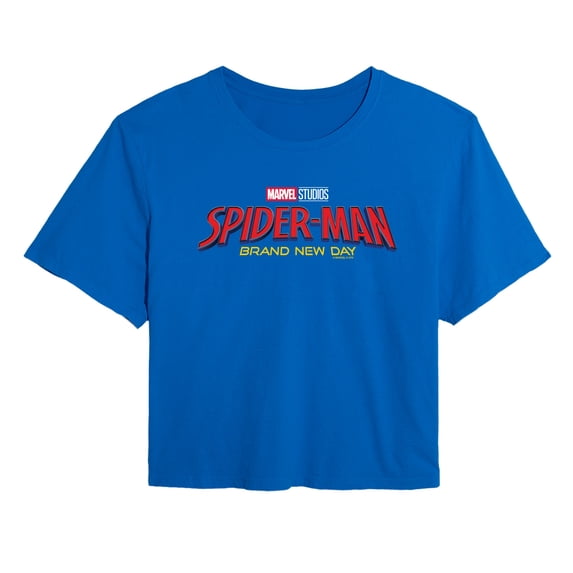 Spider-Man: Brand New Day - Movie Logo - Juniors Cropped Graphic T-Shirt