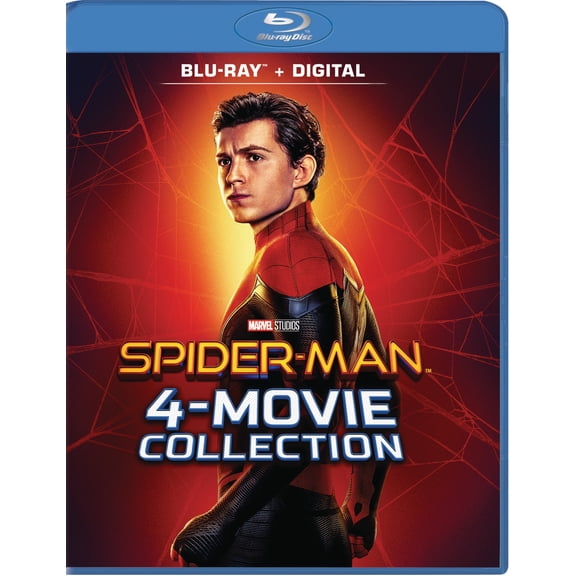 Spider-Man: Brand New Day / Spider-Man: Far From Home/ Spider-Man: Homecoming / Spider-Man: No Way Home (4-Disc Collection) (Blu-ray + Digital Copy) Columbia, Action & Adventure