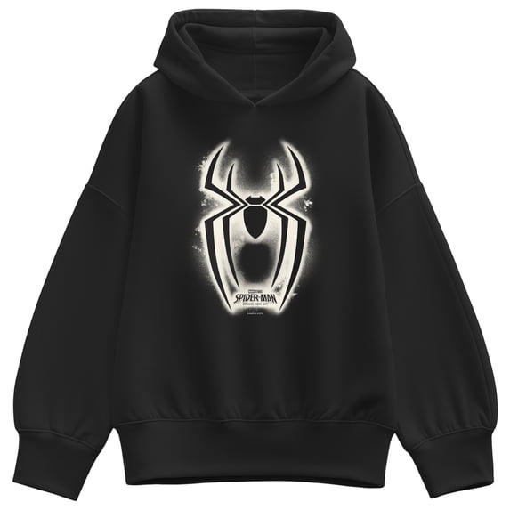 Spider-Man - Spray Spider Pastel Oversized Fleece Hoodie Sweatshirt