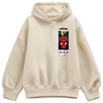 thumbnail image 1 of Spider-Man - Tag Box Oversized Fleece Hoodie Sweatshirt, 1 of 3
