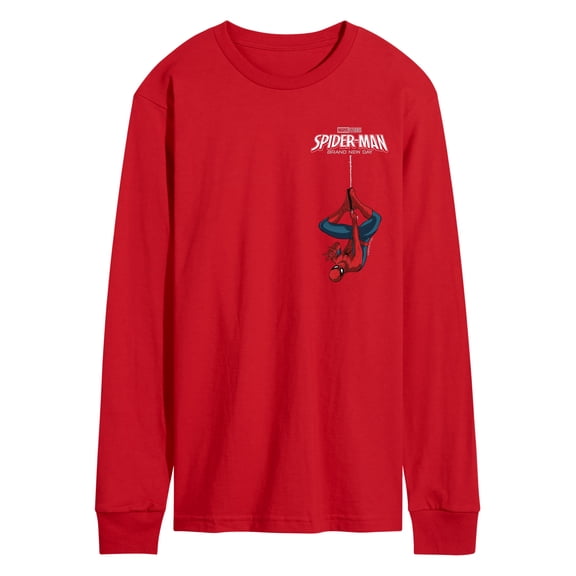Spider-Man: Brand New Day - Web Hang Logo - Men's Long Sleeve Graphic T-Shirt