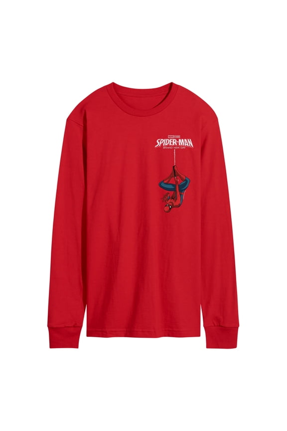 : Brand New Day - Web Hang Logo - Men's Long Sleeve Graphic T-Shirt