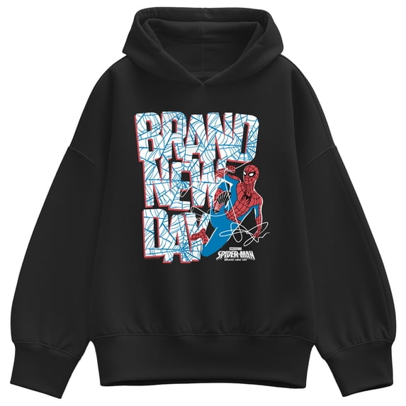 Spider-Man - Web Oversized Fleece Hoodie Sweatshirt