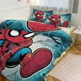 Spider Man Cartoon Anime Bedding Set for All Seasons Full Duvet Cover