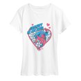 thumbnail image 1 of Spider-Man - Caught in My Web Heart Short Sleeve Graphic T-Shirt, 1 of 5