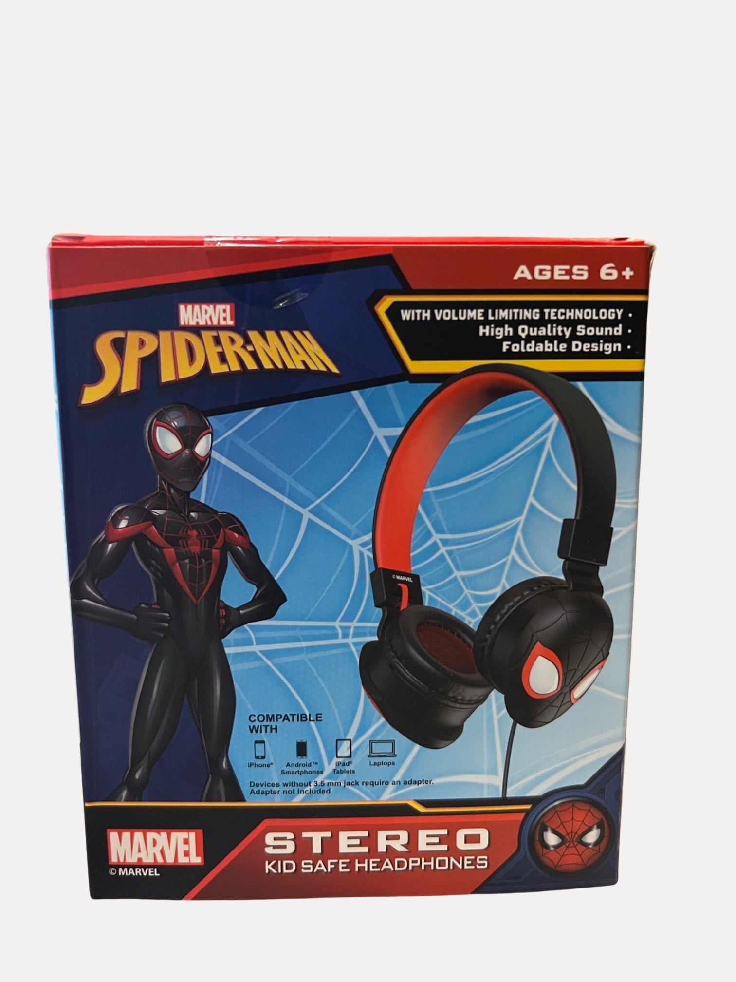 Marvel Spider-man Miles Morales Stereo Adjustable Headband