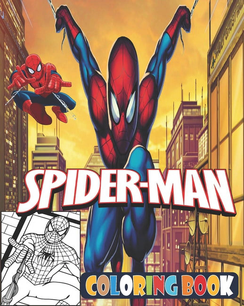 Spiderman Coloring Book: +50 Beautiful Designs For All Ages Great Gifts For  Kids