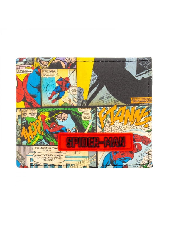 Comic Panel Collage Bifold Wallet