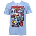 thumbnail image 1 of Spider-Man Comic Panels Blue T-Shirt-3XLarge, 1 of 1