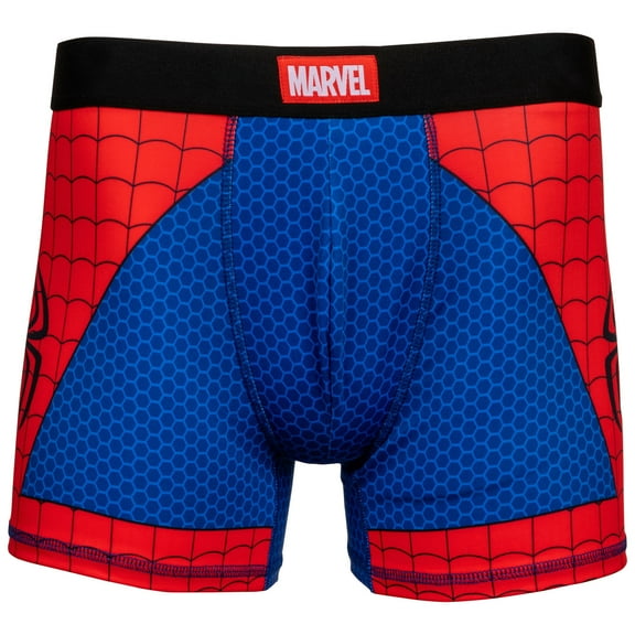 Spider-Man Costume Suit Men's Underwear Boxer Briefs-Medium (32-34)