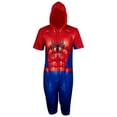 thumbnail image 1 of Spider-Man Cropped Union Suit-Small, 1 of 4