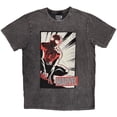 thumbnail image 1 of Marvel Comics Unisex Stone Wash T-Shirt Spider-Man Crouch Cartoon (Charcoal Grey), 1 of 2