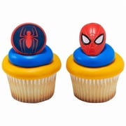 Spider-Man Cupcake Rings Toppers 12 Pack