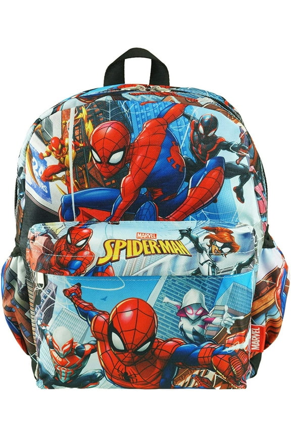 Spider-Man Deluxe Oversize Print 12" Backpack - A17729