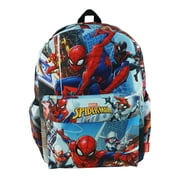 Spider-Man Deluxe Oversize Print Large 16 Backpack with Laptop Compartment - A17704