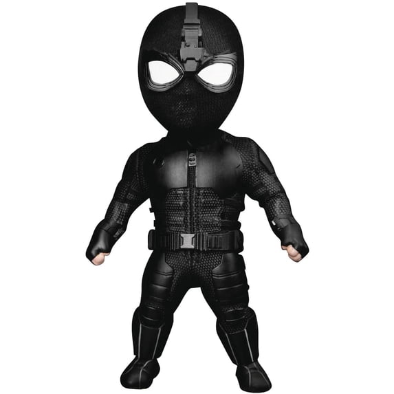 Beast Kingdom Spider-Man Far from Home: Stealth Spider-Man EAA-098 Egg Attack Action Figure, Multicolor