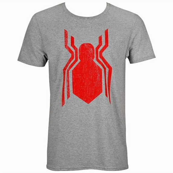 Spider-Man Far From Home Symbol Men's T-Shirt-3XLarge