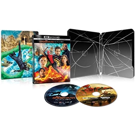Spider-Man: Far from Home [Exclusive SteelBook] (4K ULTRA HD + BLU-RAY + DIGITAL, 2019)