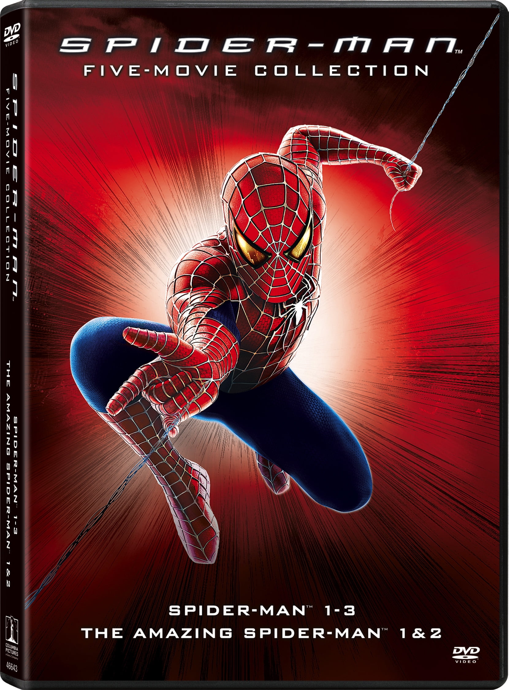 Kit 5 em 1 com DVD Marvel - Homem Aranha