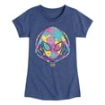 thumbnail image 1 of Spider-Man - Floral Ghost Spider Logo - Youth Girls Fitted Short Sleeve T-Shirt, 1 of 4