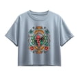 thumbnail image 1 of Spider-Man - Floral Tats - Youth Girls Boxy T-Shirt, 1 of 4