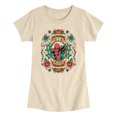 thumbnail image 1 of Spider-Man - Floral Tats - Youth Girls Fitted Short Sleeve T-Shirt, 1 of 4