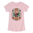 thumbnail image 1 of Spider-Man - Floral Tats - Youth Girls Fitted Short Sleeve T-Shirt, 1 of 4