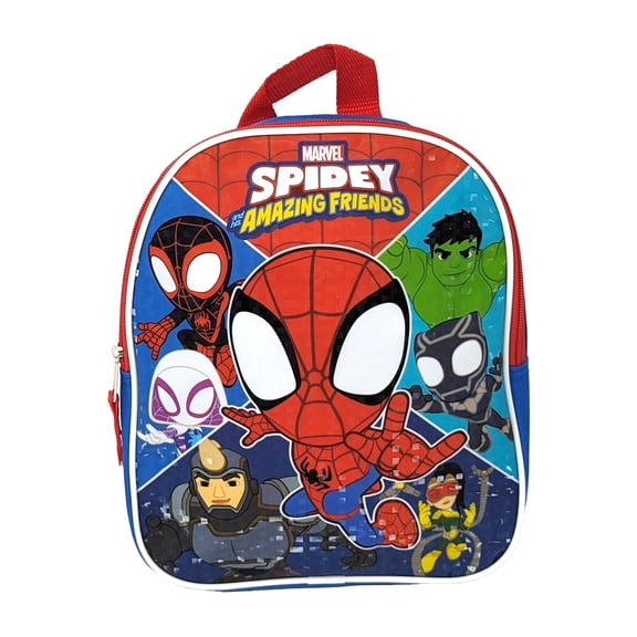 Spider-Man & Friends Mini Backpack 11" Marvel Miles Morales Spidey Hulk