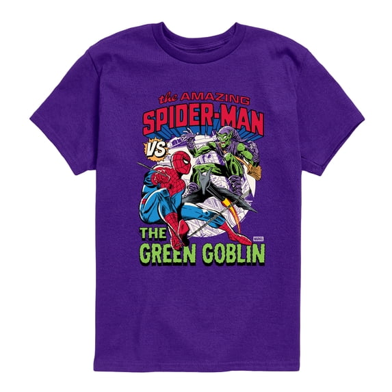 Spider-Man - Goblin - Youth Boys Short Sleeve Graphic T-Shirt