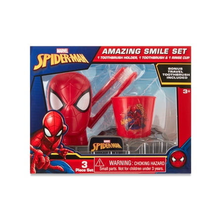 Spiderman Great Smile Set, 3 Pieces, Ages 3+
